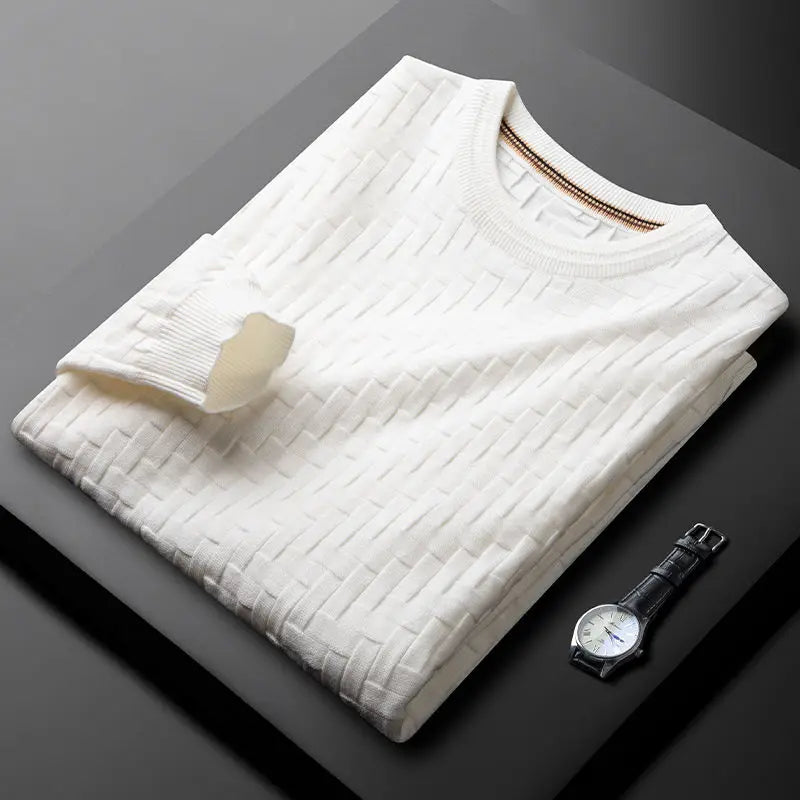 Arkon Raffaello premium-vaffelstrikpullover