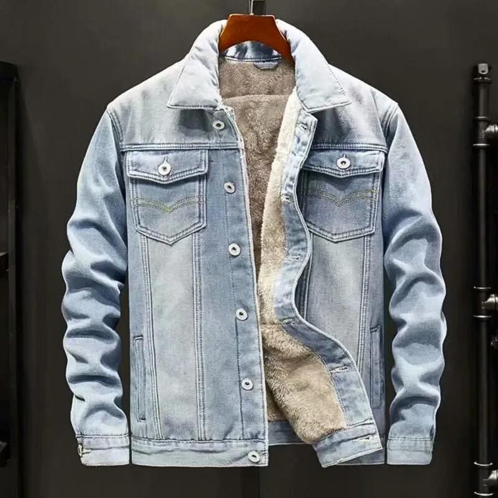 Arkon Napoli Fleece-Lined Denim Jacket