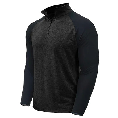 Camisola de homem Arkon com blocos de cor e fecho de um quarto
