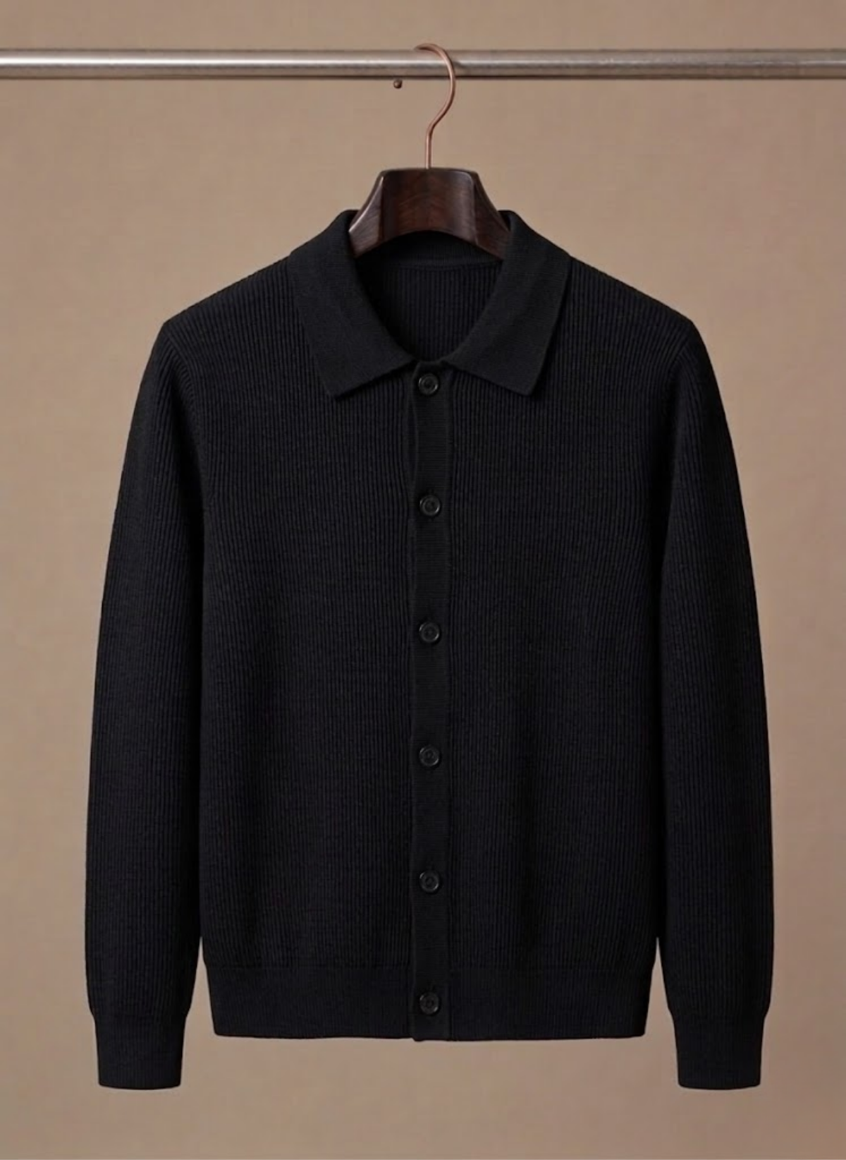 Cardigan à manches longues et coupe décontractée pour homme Arkon