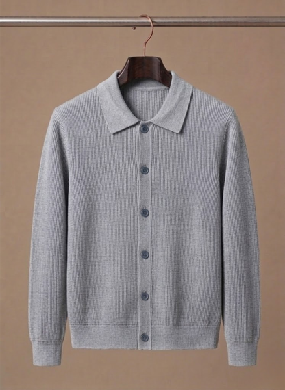 Cardigan à manches longues et coupe décontractée pour homme Arkon
