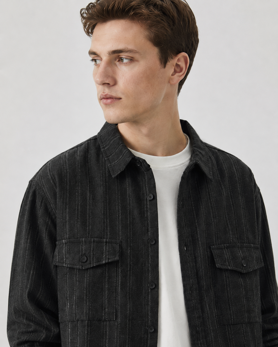 Arkon ανάγλυφο overshirt με κουμπιά