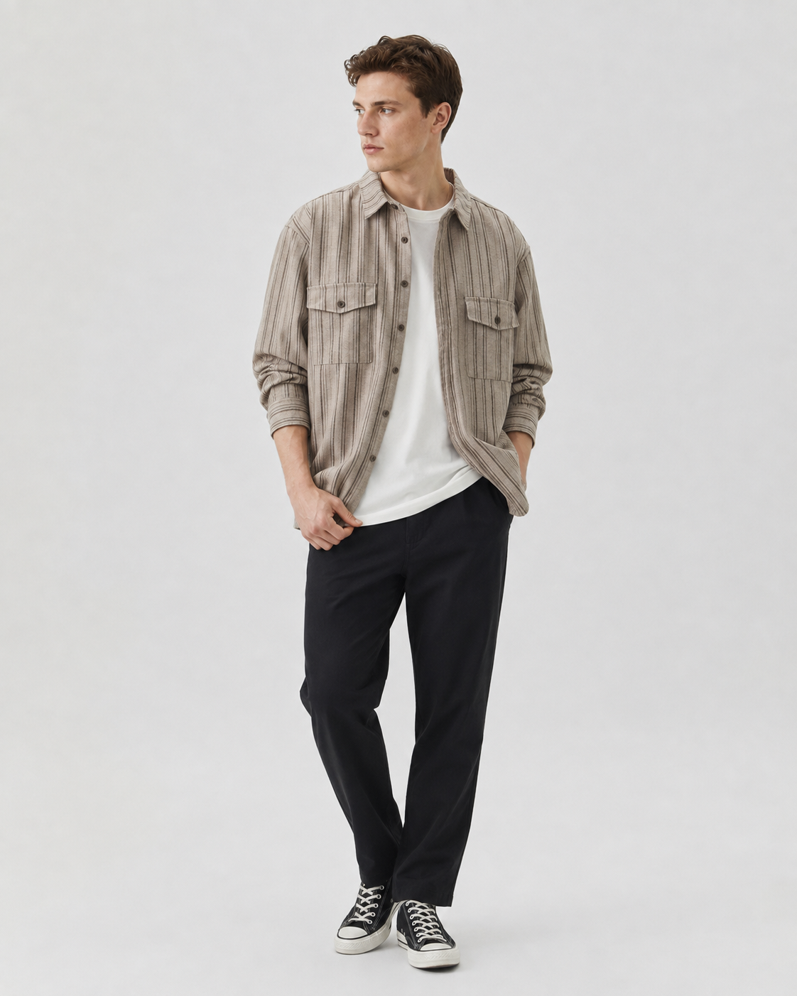 Arkon ανάγλυφο overshirt με κουμπιά