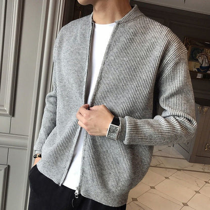 Cardigan classique en maille pour homme Arkon