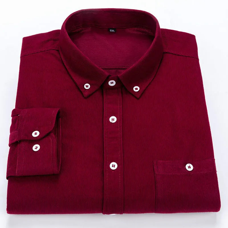Arkon Andrea Boscoli Corduroy Button Up Shirt