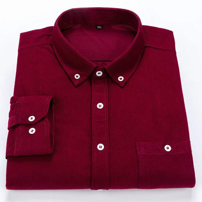 Arkon Andrea Boscoli Corduroy Button Up Shirt