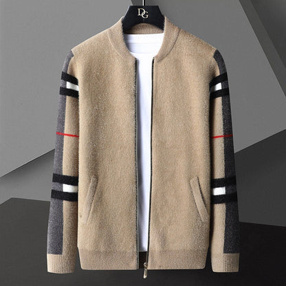 Gilet cardigan Arkon Clifford en maille, zippé, pour homme