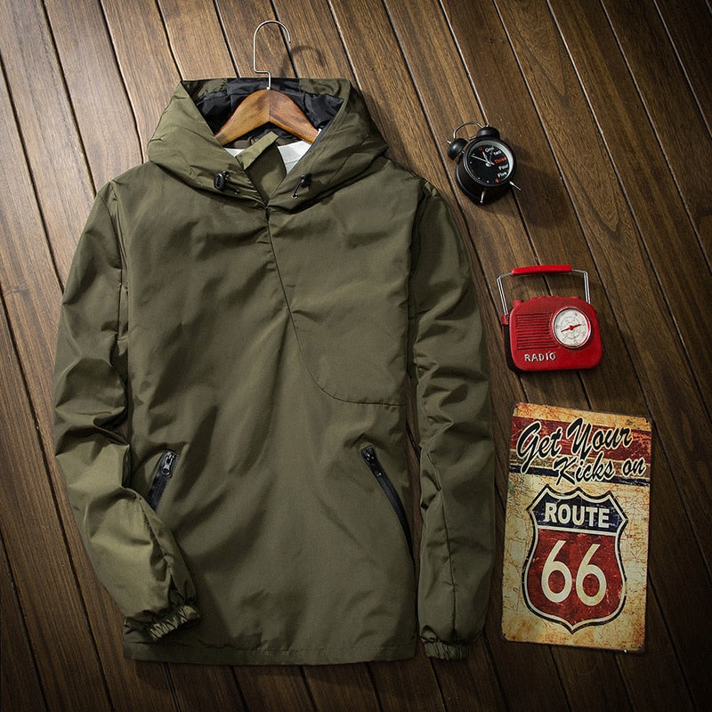 Arkon Roger Men's Windbreaker Hoodie