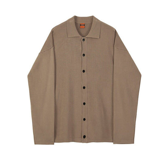 Arkon Galardo Men's Knitted Button-Up Shirt