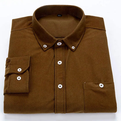 Arkon Andrea Boscoli Corduroy Button Up Shirt