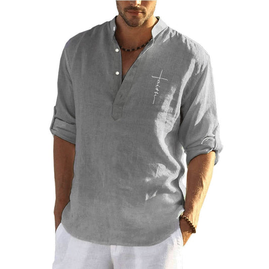 Camisa casual Arkon Topher com botões
