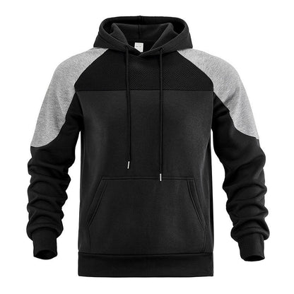 Sweat à capuche pour homme Arkon, avec empiècements contrastants texturés