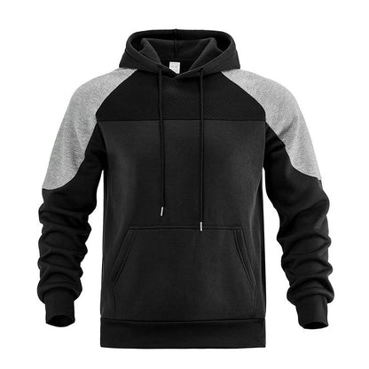 Sweat à capuche pour homme Arkon, avec empiècements contrastants texturés