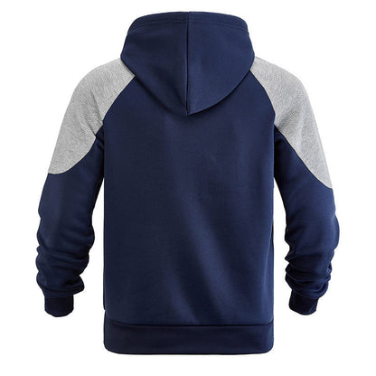 Sweat à capuche pour homme Arkon, avec empiècements contrastants texturés