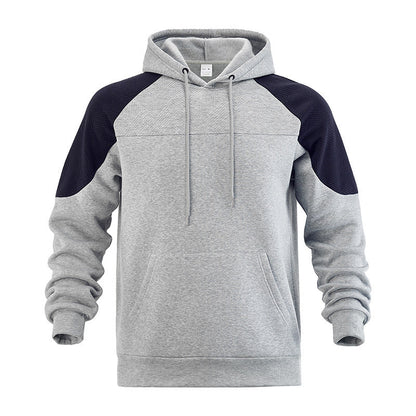 Sweat à capuche pour homme Arkon, avec empiècements contrastants texturés