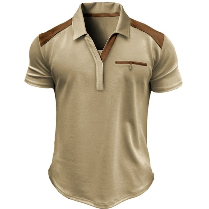 Arkon Parma-poloskjorte for menn