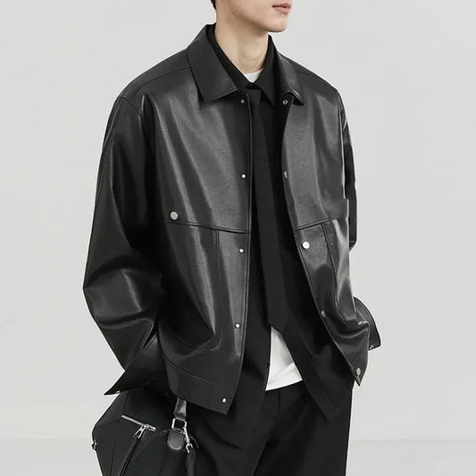 Arkon Hamilton Crest Leather Vintage Jacket