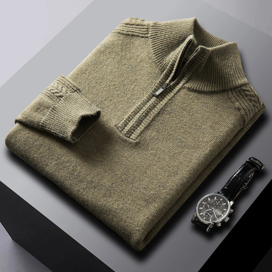 Arkon Filippo Lippi Cashmere Zipper-collar Sweater