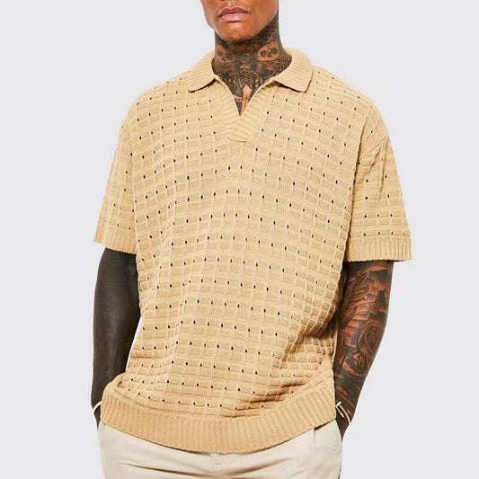 Arkon Giovani Men's Knitted Polo Shirt