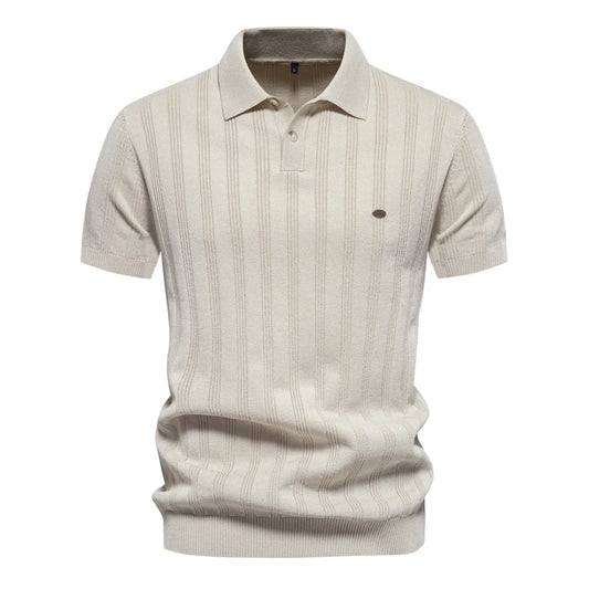 Arkon Leon Bonnat strikket poloshirt