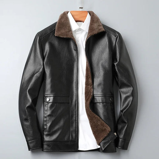 Arkon Lorenzo Taviani Fleece Leather Jacket