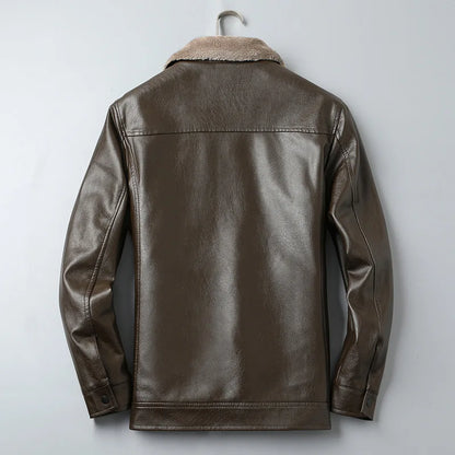 Arkon Lorenzo Taviani fleece-leren jas