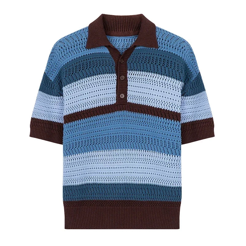 Tricou polo tricotat Arkon Roger de la