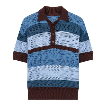 Tricou polo tricotat Arkon Roger de la