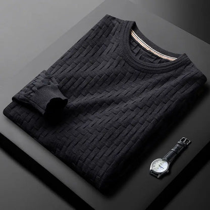 Arkon Raffaello premium-vaffelstrikpullover