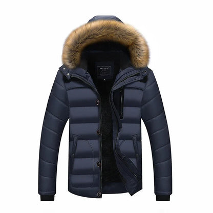 Cappotto da uomo Arkon Parker con collo in pelliccia