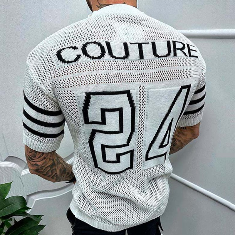 Chemise tricotée couture pour homme Arkon
