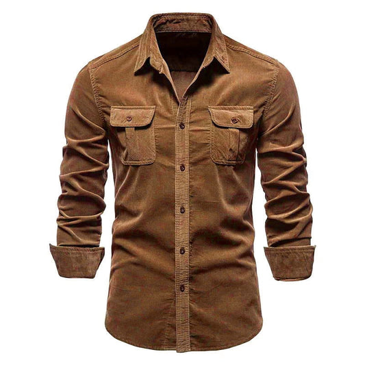 Arkon Divito Men's Corduroy Button-up Shirt