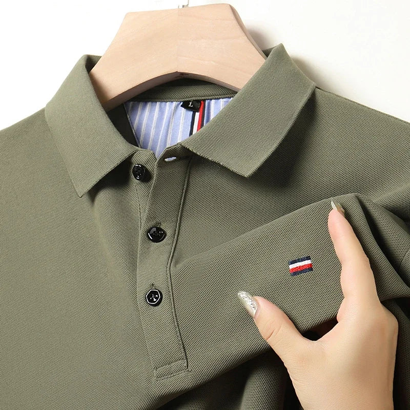 Polo haut de gamme en maille gaufrée Edgar Degas Arkon