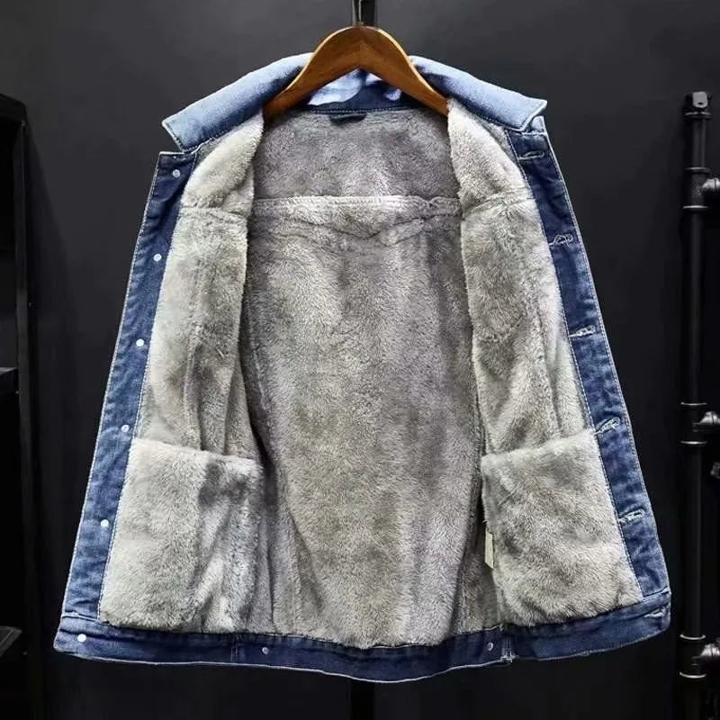Arkon Napoli Fleece-Lined Denim Jacket