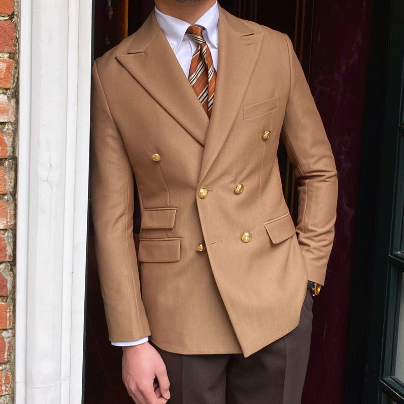 Blazer élégant de style britannique pour homme Arkon York