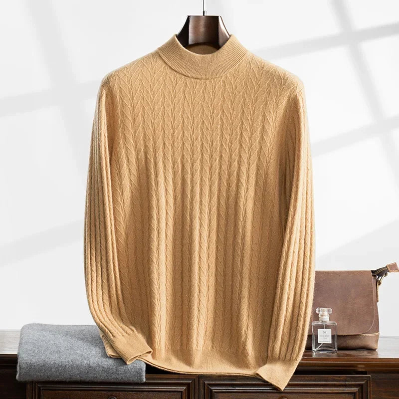 Arkon Apollo Cashmere Mock Turtleneck Sweater