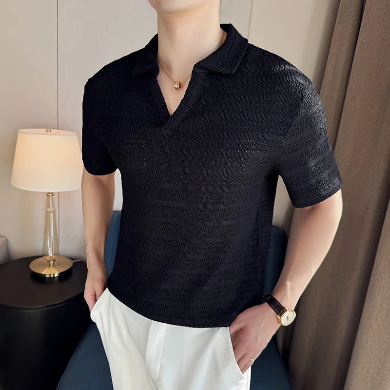 Arkon Jules Chéret ニットポロシャツ