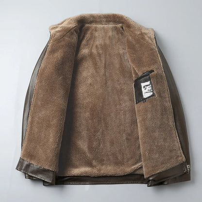 Arkon Lorenzo Taviani fleece-leren jas