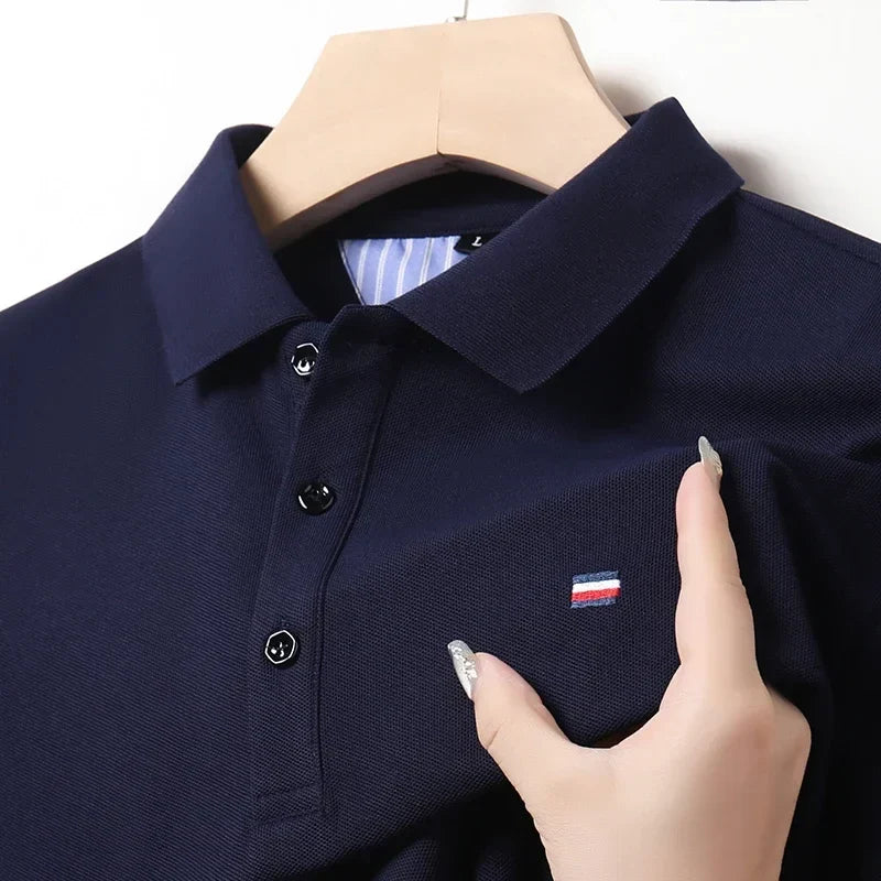Polo haut de gamme en maille gaufrée Edgar Degas Arkon
