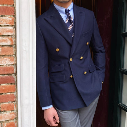 Blazer élégant de style britannique pour homme Arkon York