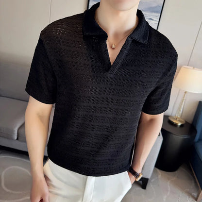 Arkon Jules Chéret ニットポロシャツ