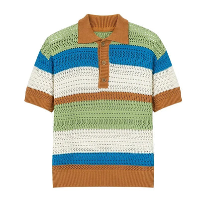 Tricou polo tricotat Arkon Roger de la