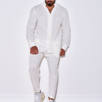 Arkon Paris Men's Linen Set