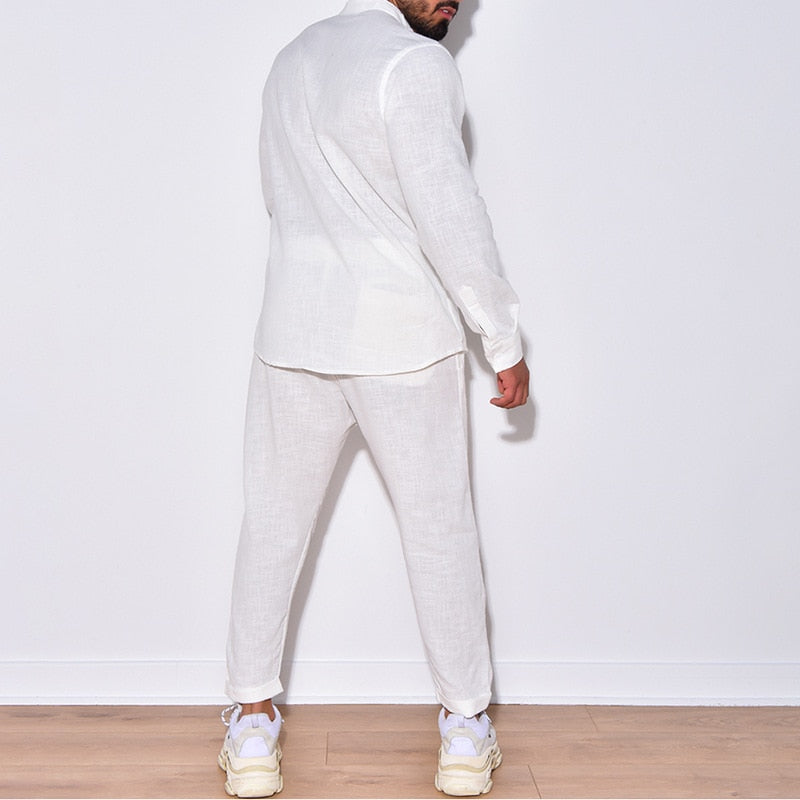 Arkon Paris Men's Linen Set