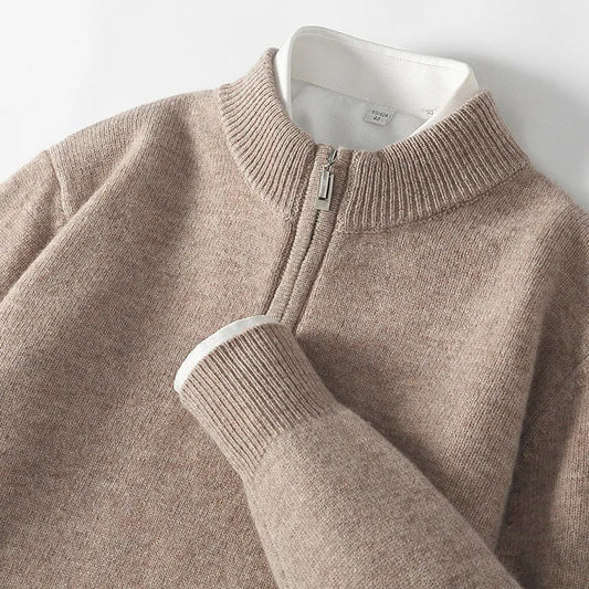 Arkon Giuliano Bugiardini Zipper Cashmere Sweater