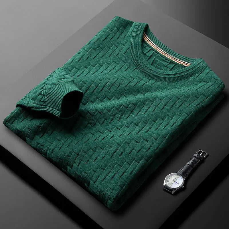 Arkon Raffaello premium-vaffelstrikpullover