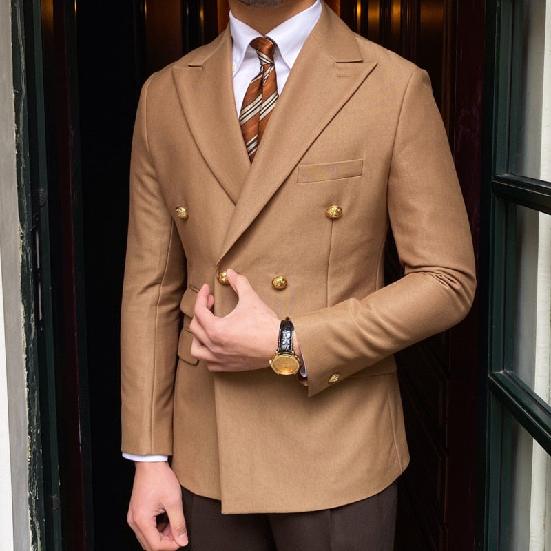 Blazer élégant de style britannique pour homme Arkon York