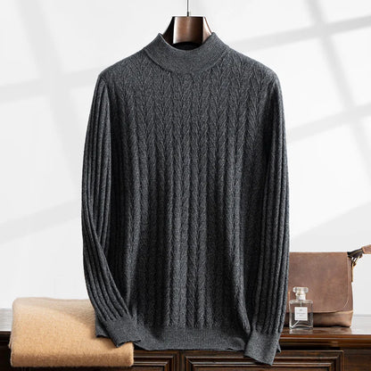 Arkon Apollo Cashmere Mock Turtleneck Sweater