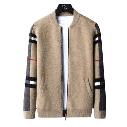 Gilet cardigan Arkon Clifford en maille, zippé, pour homme
