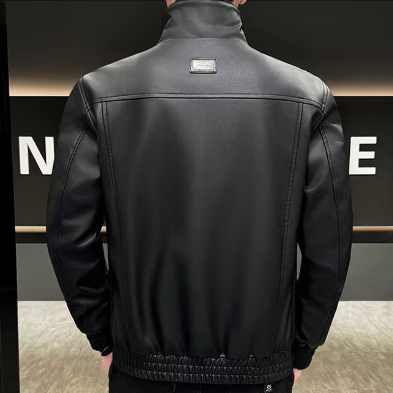 Arkon Leonardo Fiore skinnjakke i bikerstil